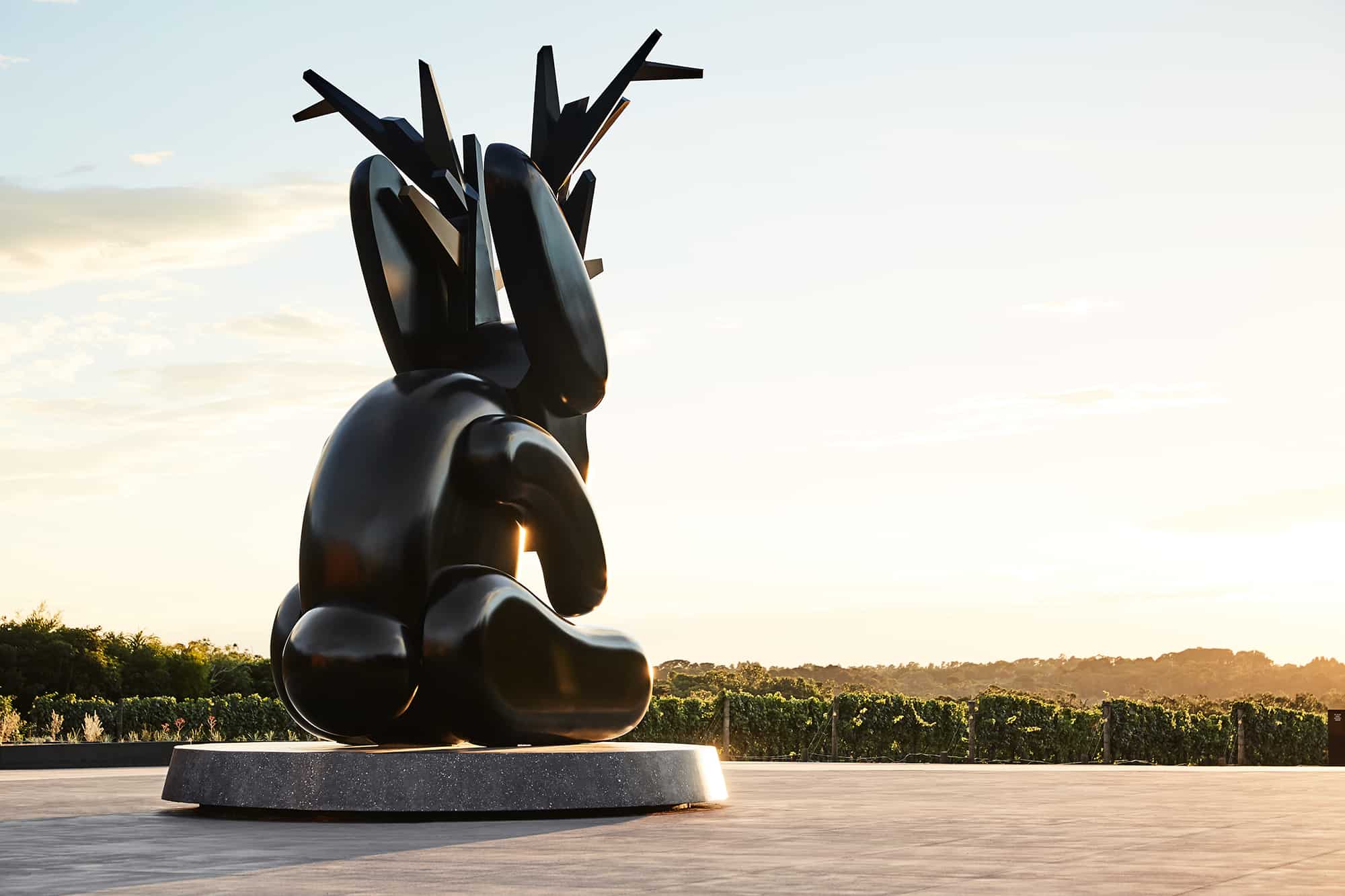 7m Jackalope Sculpture by Emily Floyd