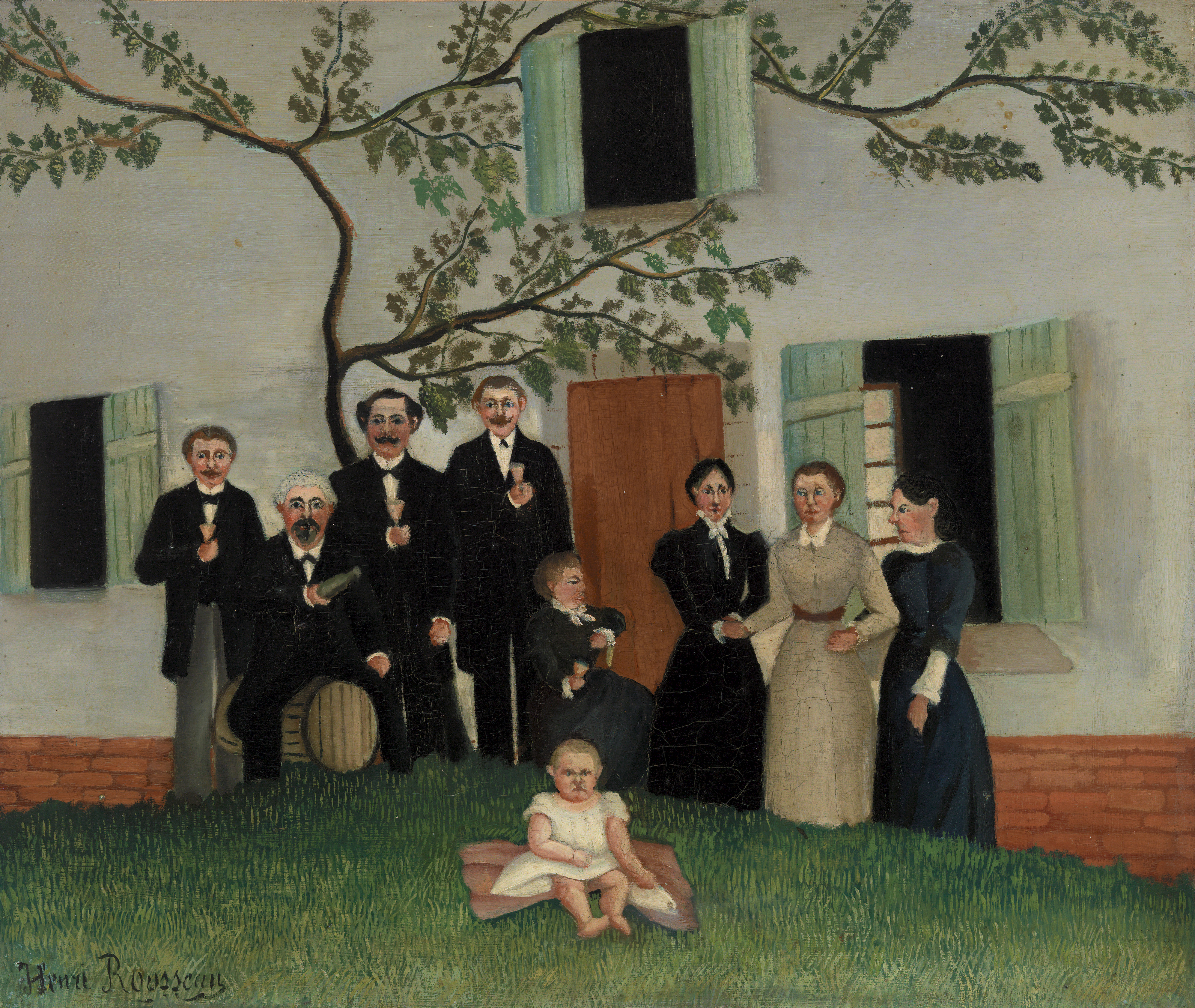 Henri Rousseau. The Family (La famille)