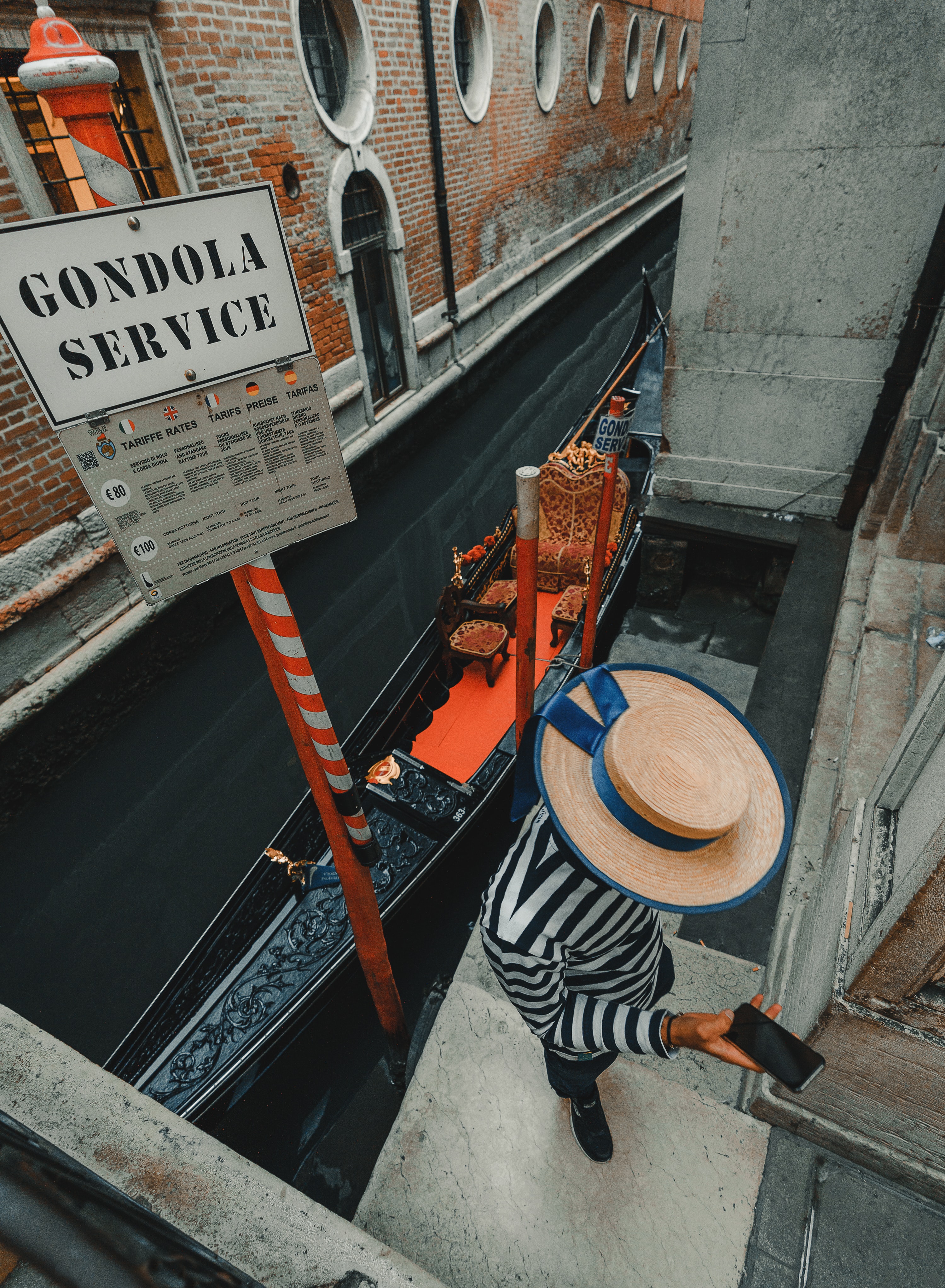 Venice Gondola Worker