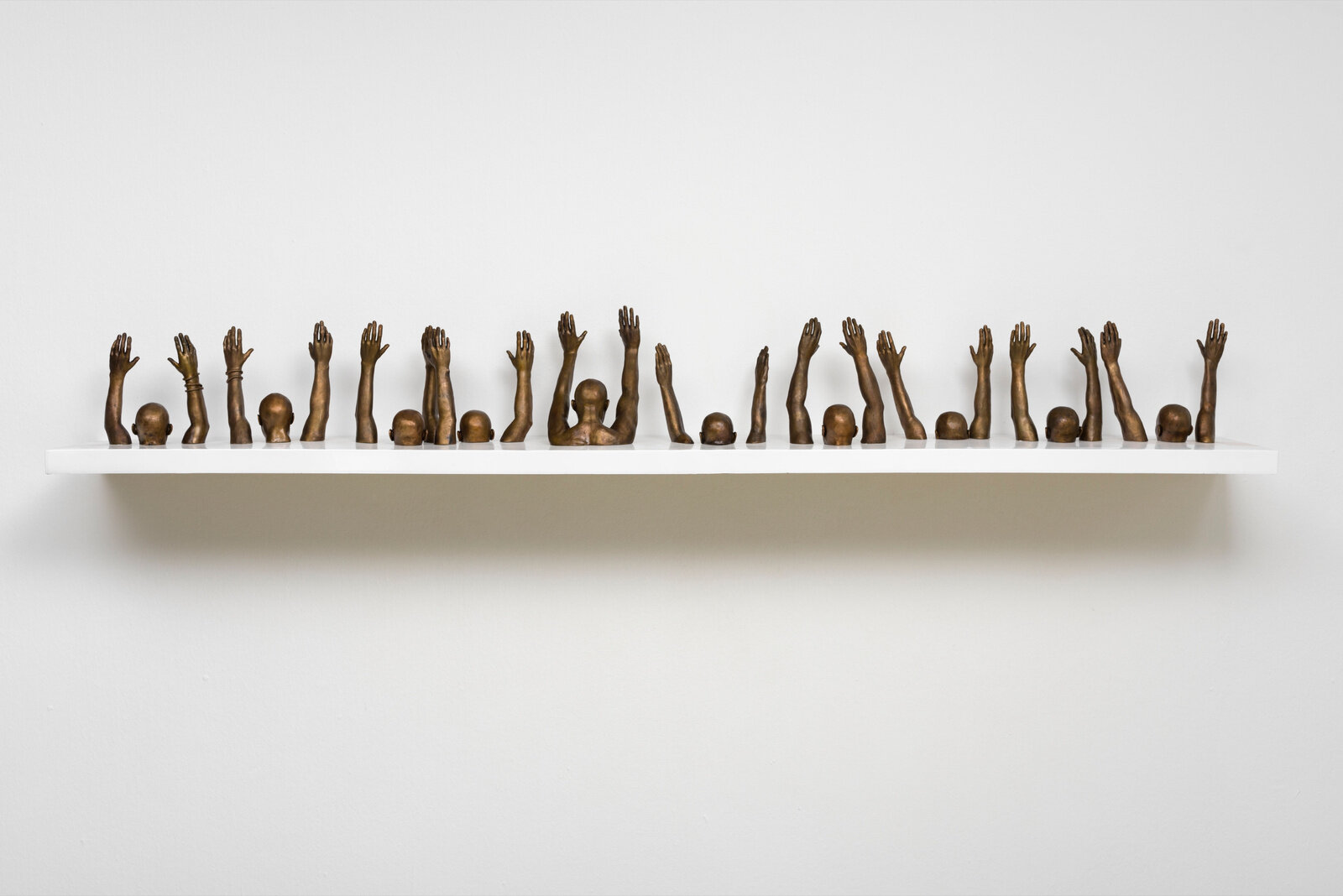 112.2 × 9.84 inches (285 × 25 cm), bronze, 2014
