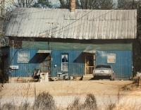 Beverly Buchanan, Saddlebag House Clarke County, Georgia, n.d.. Color photograph, 16 x 20 inches. Image courtesy Andrew Edlin gallery, New York.