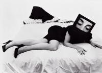 Lynn Hershman Leeson, <em>Seduction</em>, 1985. Black and white photograph, 22 x 29 ⅞ in (56 x 76 cm). Courtesy the artist; Bridget Donahue Gallery, New York; and Altman Siegel, San Francisco