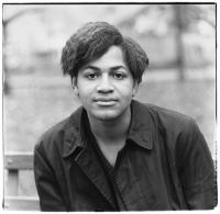 Diane Arbus, <em>Black boy, Washington Square Park, N.Y.C.</em>,1965. Gelatin silver print. © The Estate of Diane Arbus
