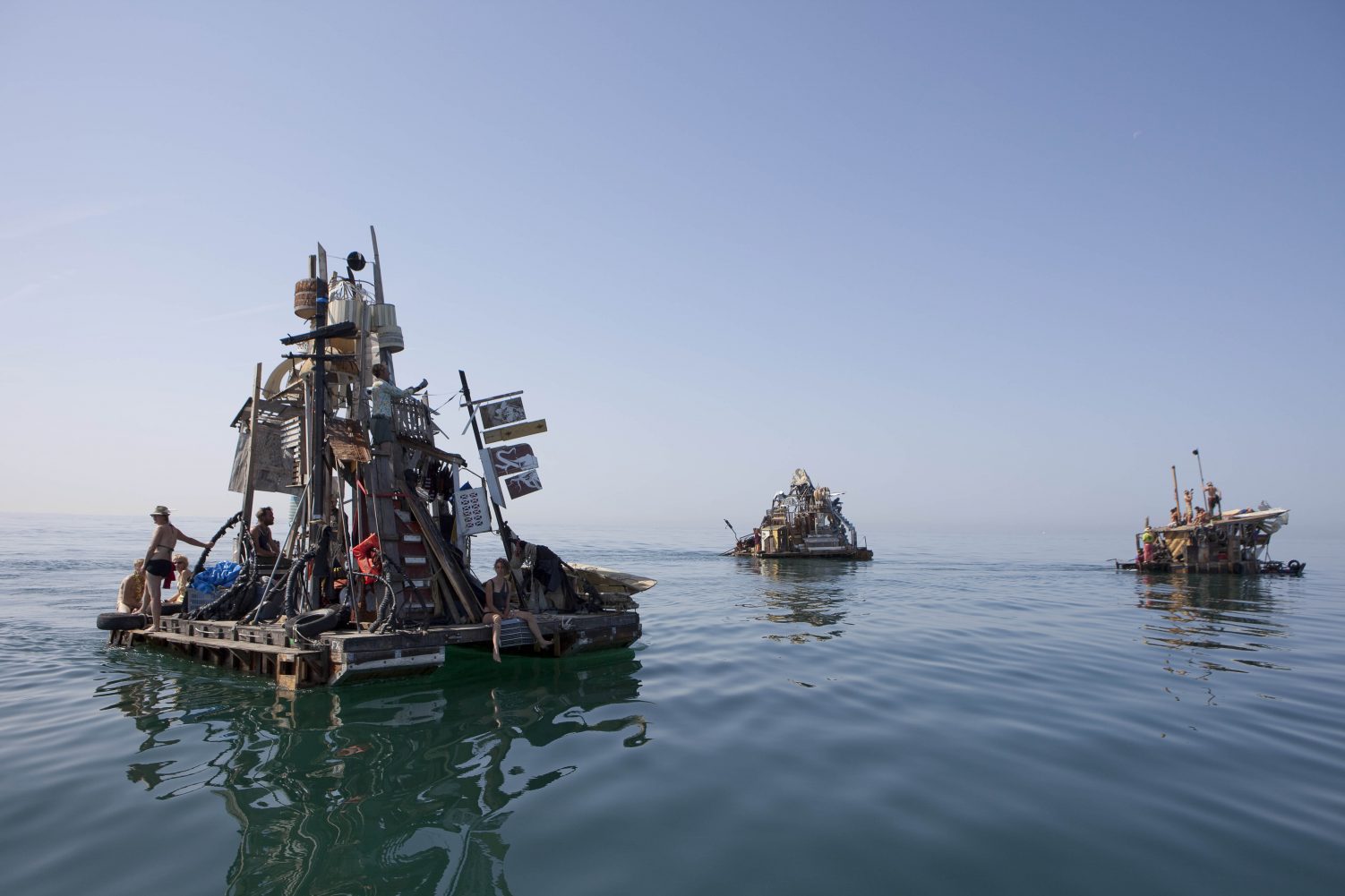 Swoon, _Swimming Cities of Serenissima_, part of the Serpentine's 'Create Art for Earth' campaign. Photo by Tod Seelie