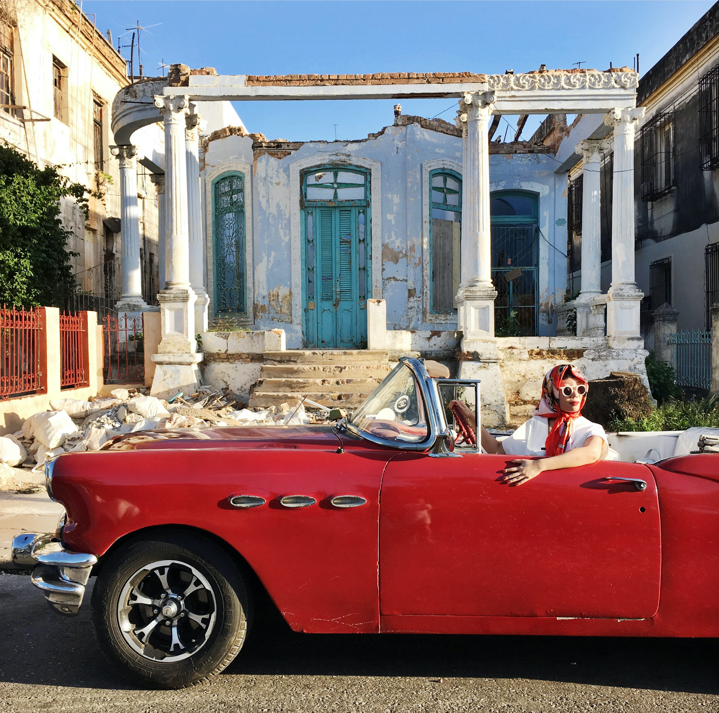 JiaJia Fei in Havana, Cuba for her 30th birthday, 2017