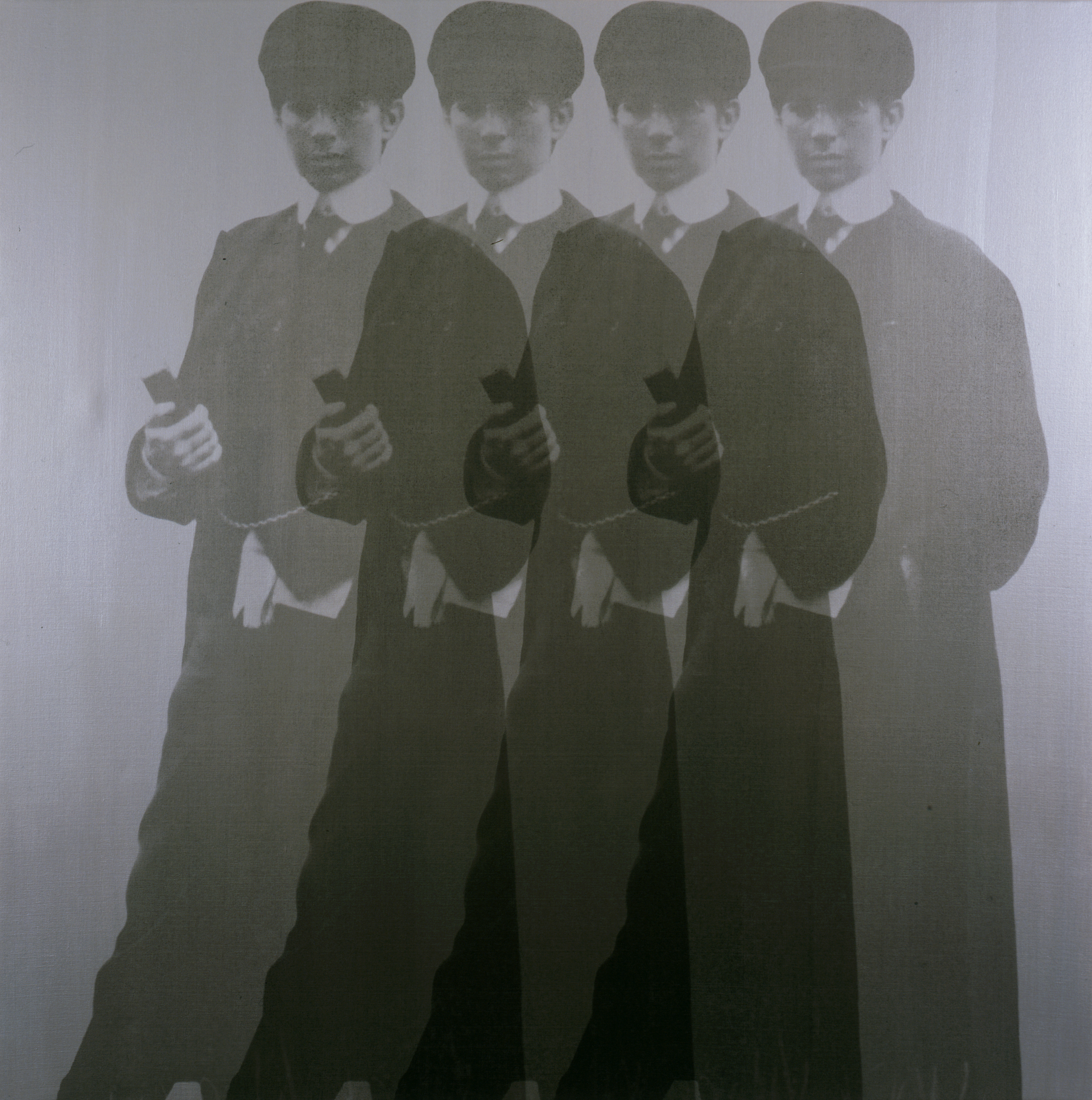 Deborah Kass, Quadruple Yentl (My Elvis), 1997, in the Gupta Moss collection, Chicago.