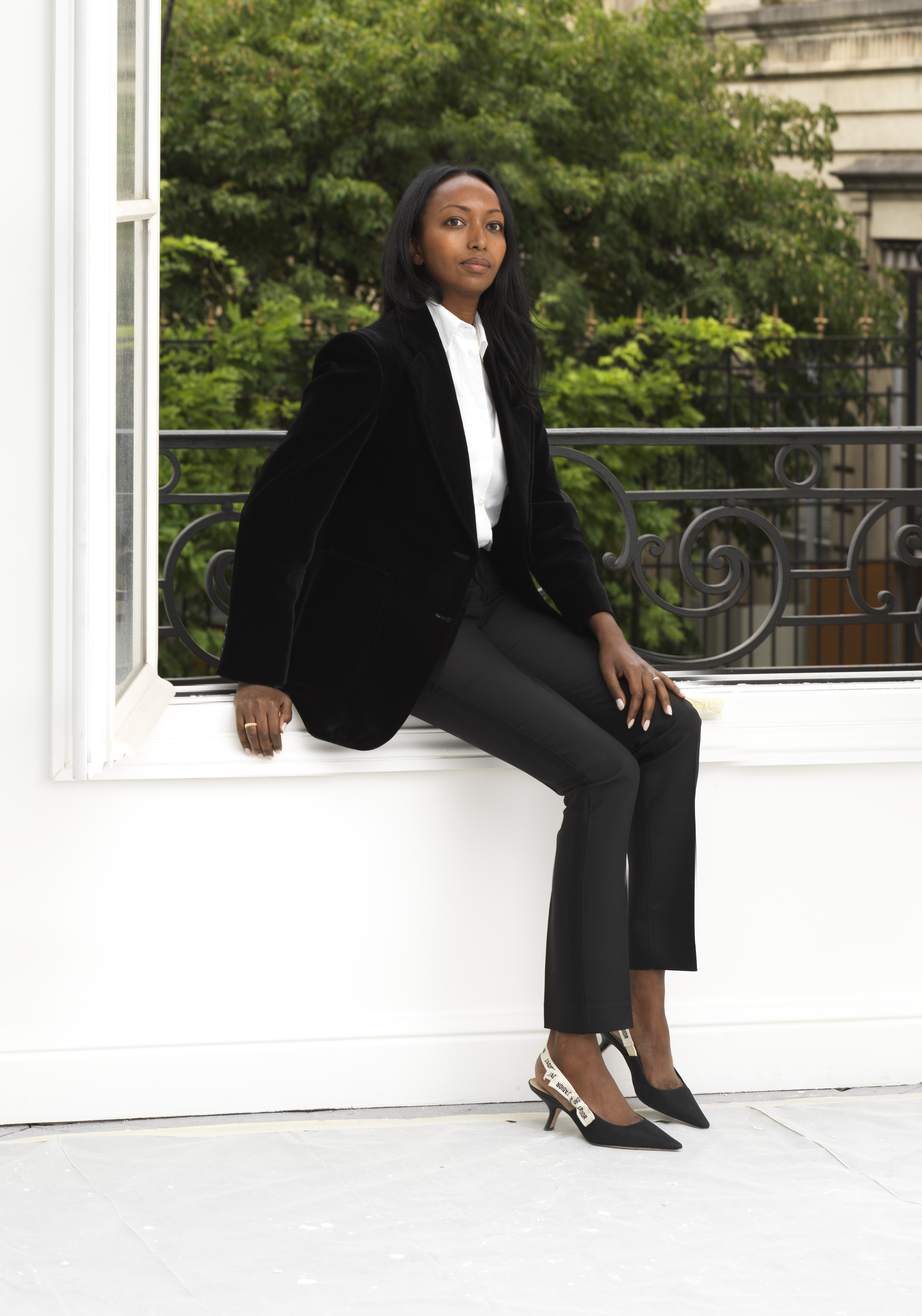 Mariane Ibrahim in her new Paris Gallery. Photo: Fabrice Gousset. Courtesy of Mariane Ibrahim.