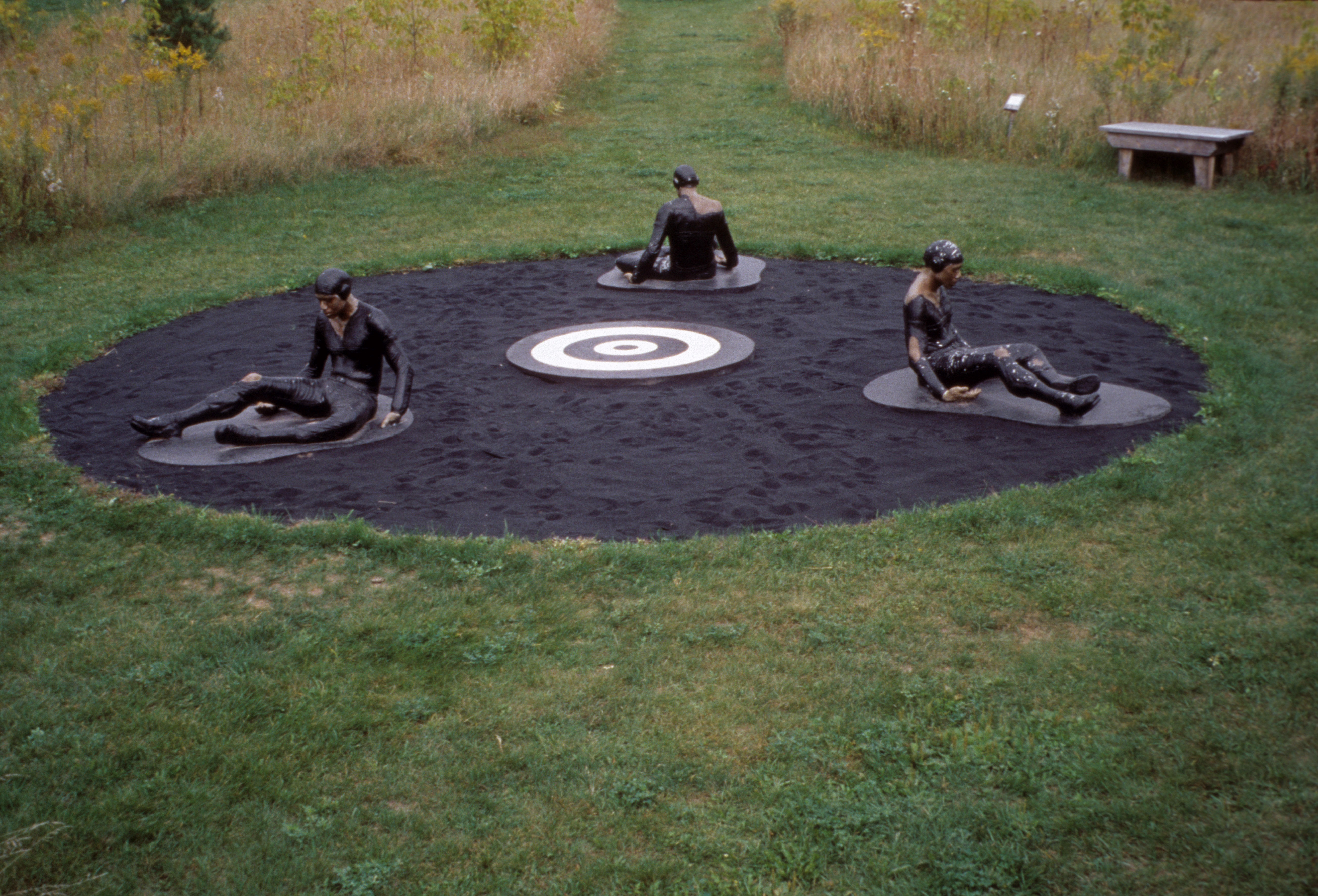  Michael Richards, Are You Down?, 2000. Installed at Franconia Sculpture Park Courtesy of the Michael Richards Estate