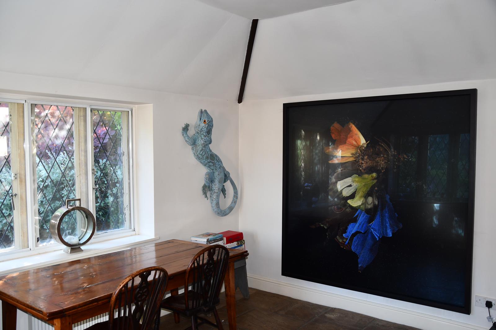 Art by Joanna Vasconcelos and Mat Collishaw in the home of Matt Carey-Williams